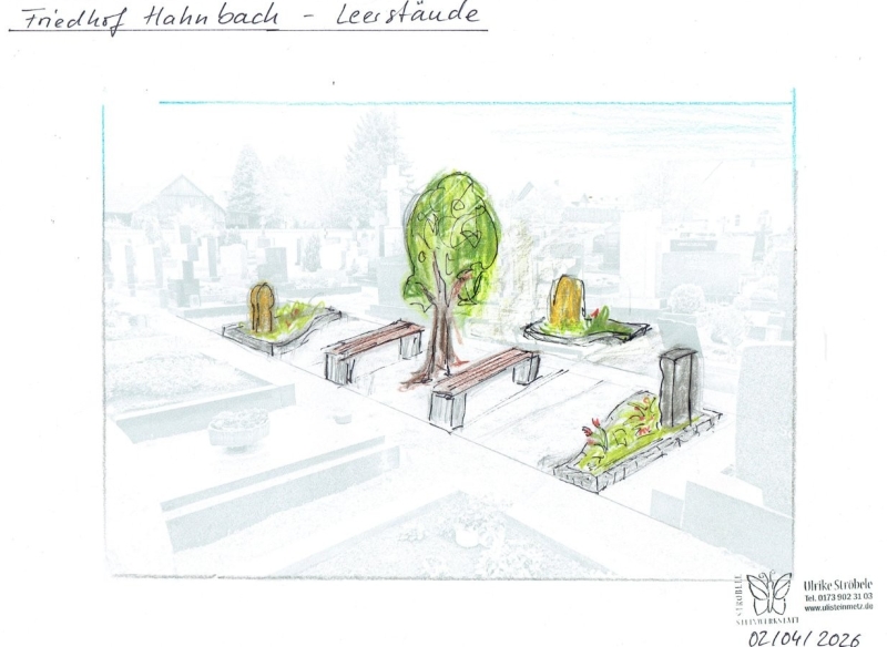 Friedhof leerstandsbereinigung Entwurf